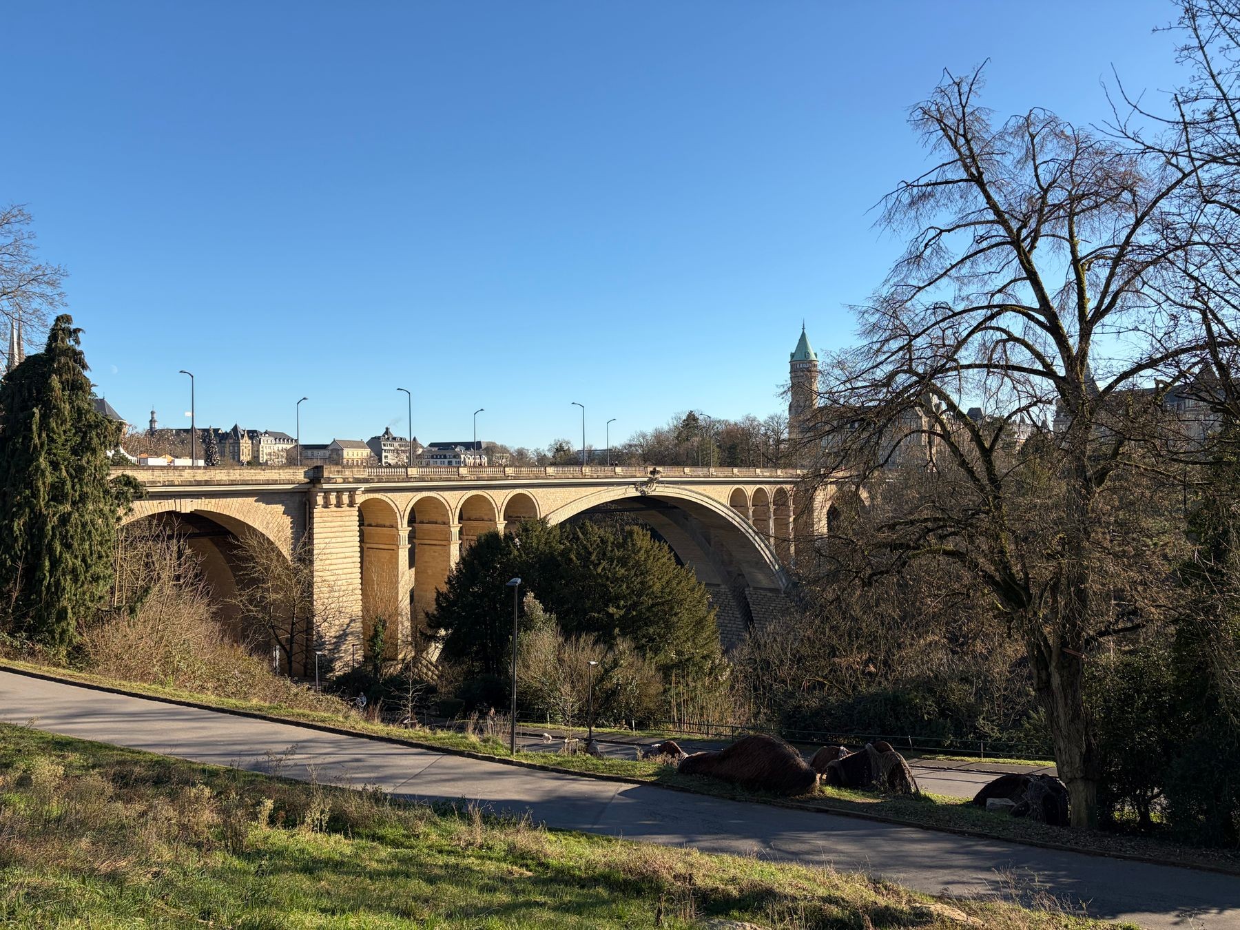 Adolphe Bridge in Luxembourg City